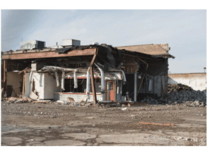 building demolition in Lynnwood